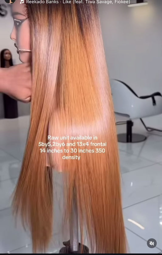 Chestnut Luxury Wig – 13x4 HD Lace Frontal, 350% Density, 100% Human Hair