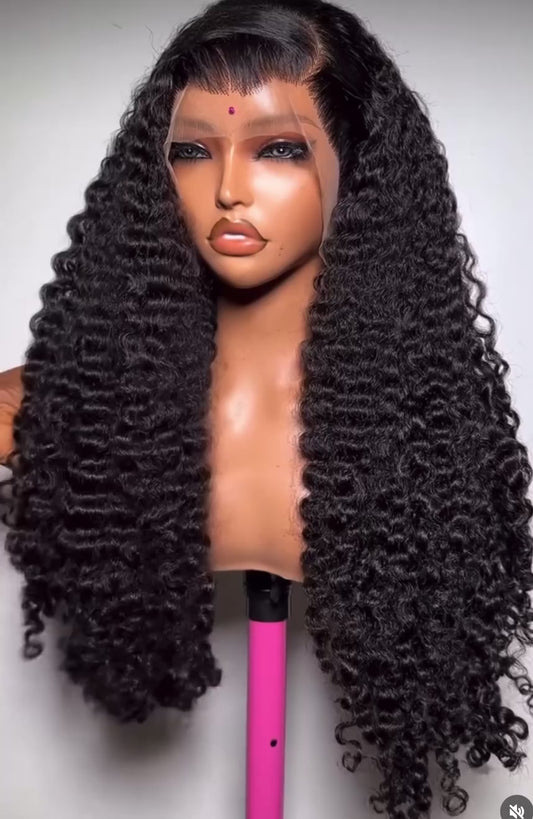 Super Curly 26” Luxury Wig – 13x4 Frontal | 350% Density
