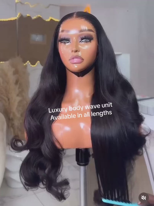 26" Luxury Body Wave Wig – 13x4 HD Lace Frontal, 350% Density, 100% Human Hair